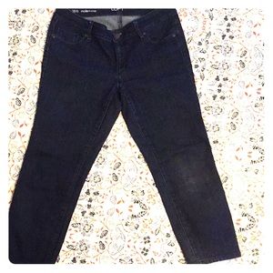 Loft Modern Crop Jeans - size 28/6
